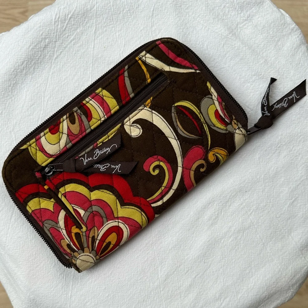 Vera Bradley Puccini Zip-Around Wallet Vintage Circa 2008 - Picture 6 of 10